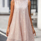 Allurite High Neck Sequin Dress