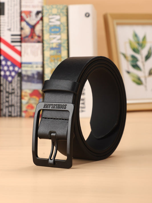 Black Belt With Black Buckle Casual