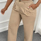 Slayr Solid Slant Pocket Straight Leg Pants