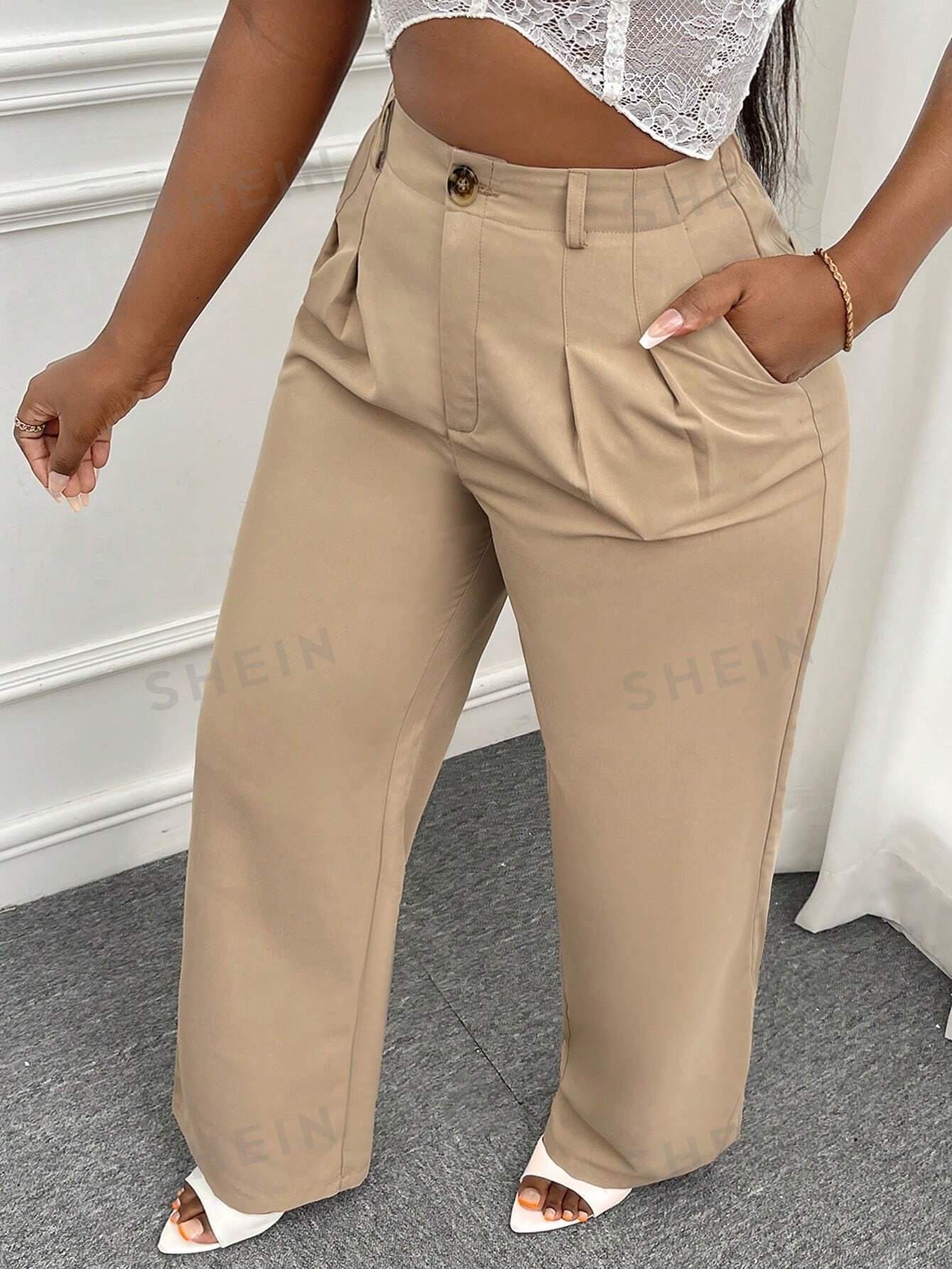 Slayr Solid Slant Pocket Straight Leg Pants