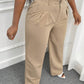 Slayr Solid Slant Pocket Straight Leg Pants