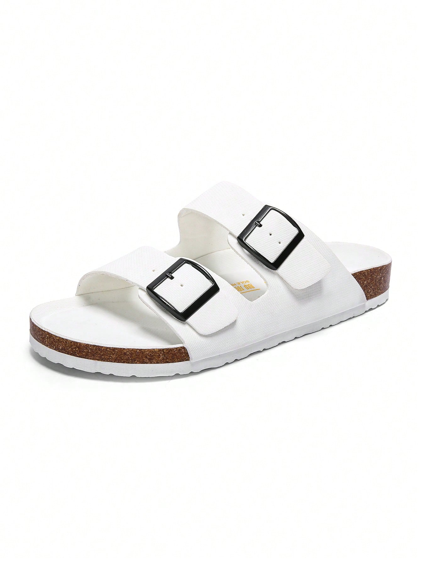 Men's Buckle Decorated Trendy Beach Flip Flops