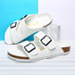 Men's Buckle Decorated Trendy Beach Flip Flops