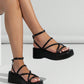 Platform Wedge Sandals With Straps For Women, Summer