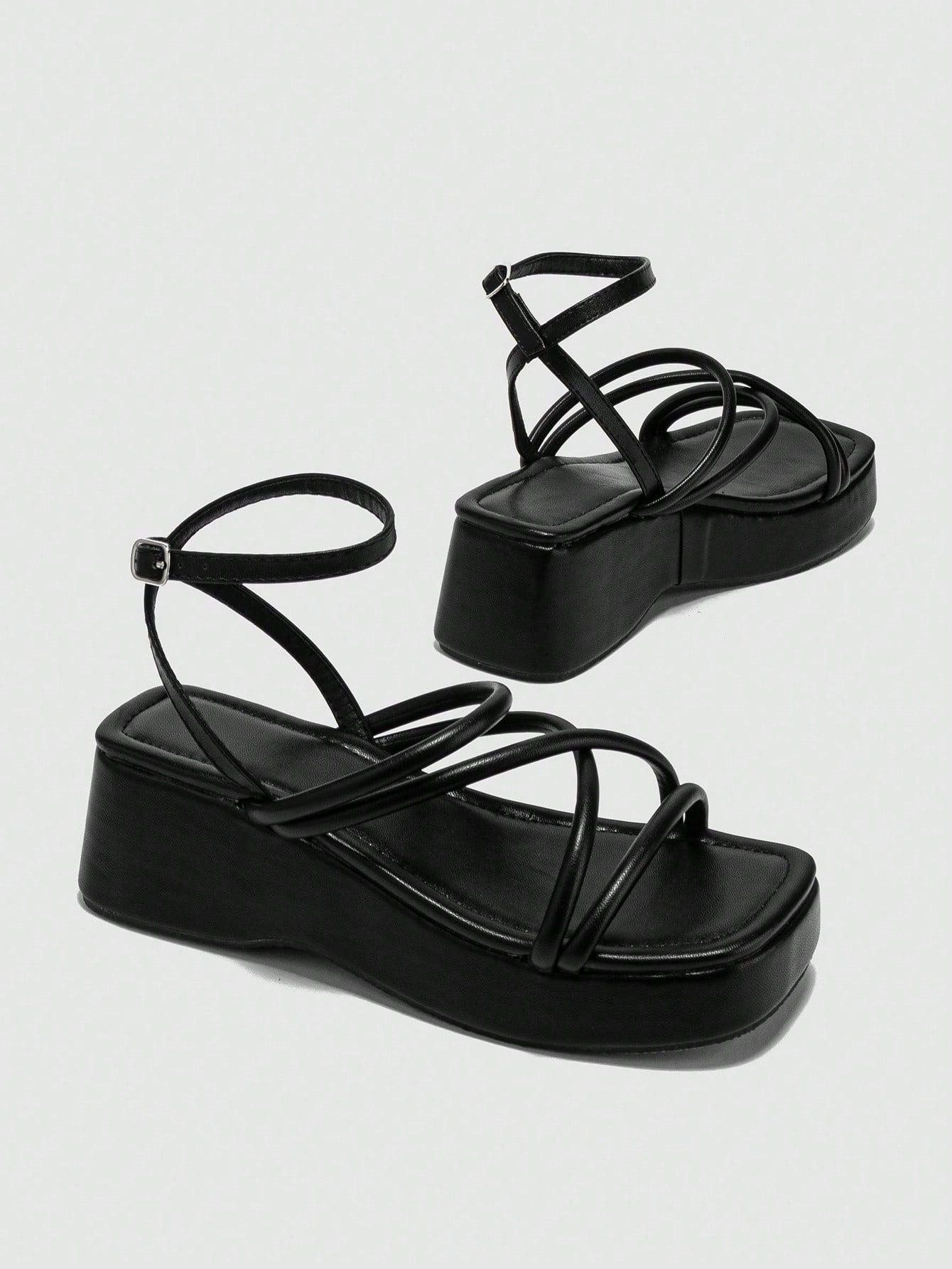 Platform Wedge Sandals With Straps For Women, Summer