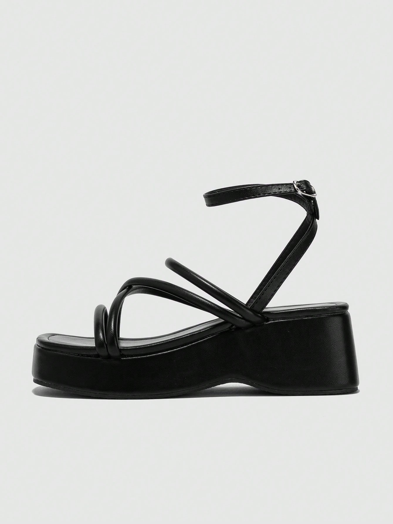 Platform Wedge Sandals With Straps For Women, Summer