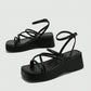 Platform Wedge Sandals With Straps For Women, Summer