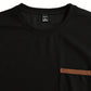 Manfinity Homme Men Contrast Panel Patched Pocket Drop Shoulder Tee