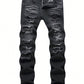 Men's Casual Distressed Slim Fit Denim Jeans