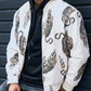 Manfinity LEGND 1pc Men's Oversized Tiger Print Zipper Bomber Jacket