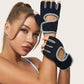 1pair Breathable Fitness Sports Gloves For Men And Women, Suitable For Basketball, Dumbbells, Lifting, Riding, Half-Finger Wristband And Anti-Slip