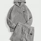 Manfinity Hypemode Men Letter Patched Drawstring Teddy Hoodie