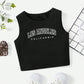 Tween Girl Letter Graphic Crop Tank Top