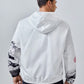 Manfinity ModaGents Oversized Men's Plus Size Bird Print Zip Up Jacket