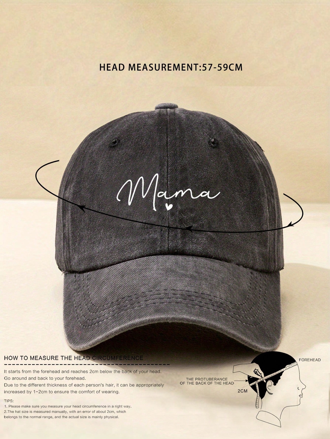 1/2pcs Mom Letter Print Washed Y2K Style Baseball Cap, UV Protection Breathable Unisex Casual Cap