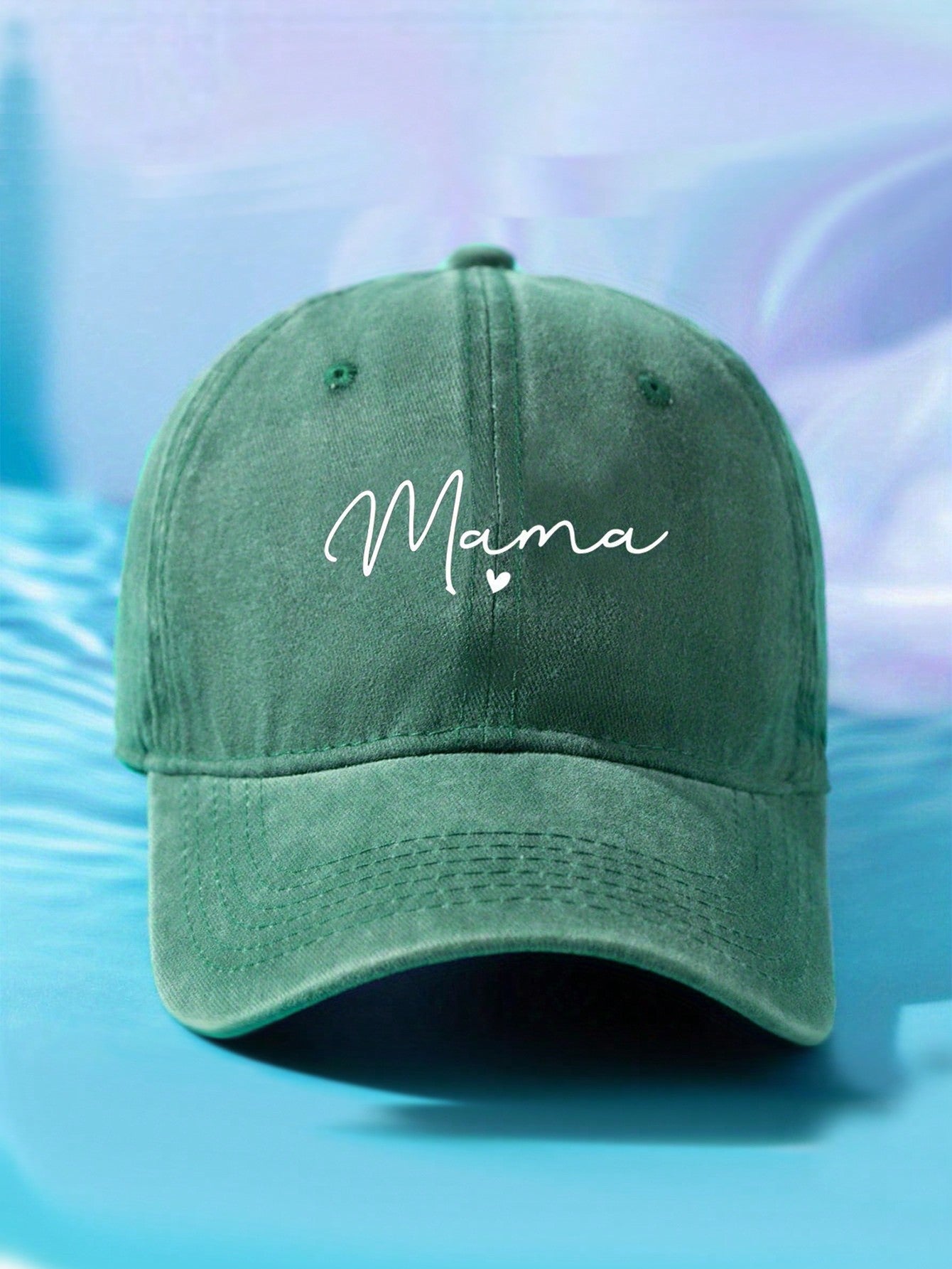 1/2pcs Mom Letter Print Washed Y2K Style Baseball Cap, UV Protection Breathable Unisex Casual Cap