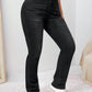 EZwear Plus Size High Waist Slim Fit Washed Denim Jeans