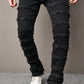 Manfinity Men Raw Trim Skinny Jeans