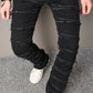 Manfinity Men Raw Trim Skinny Jeans