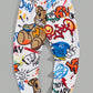 Manfinity StreetEZ Men Cartoon Graphic Sweatpants Long Jogging Pants Graffiti Vacation Funny Friends