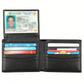 Stylish Cowhide Leather Bifold Wallet For Men - RFID Blocking