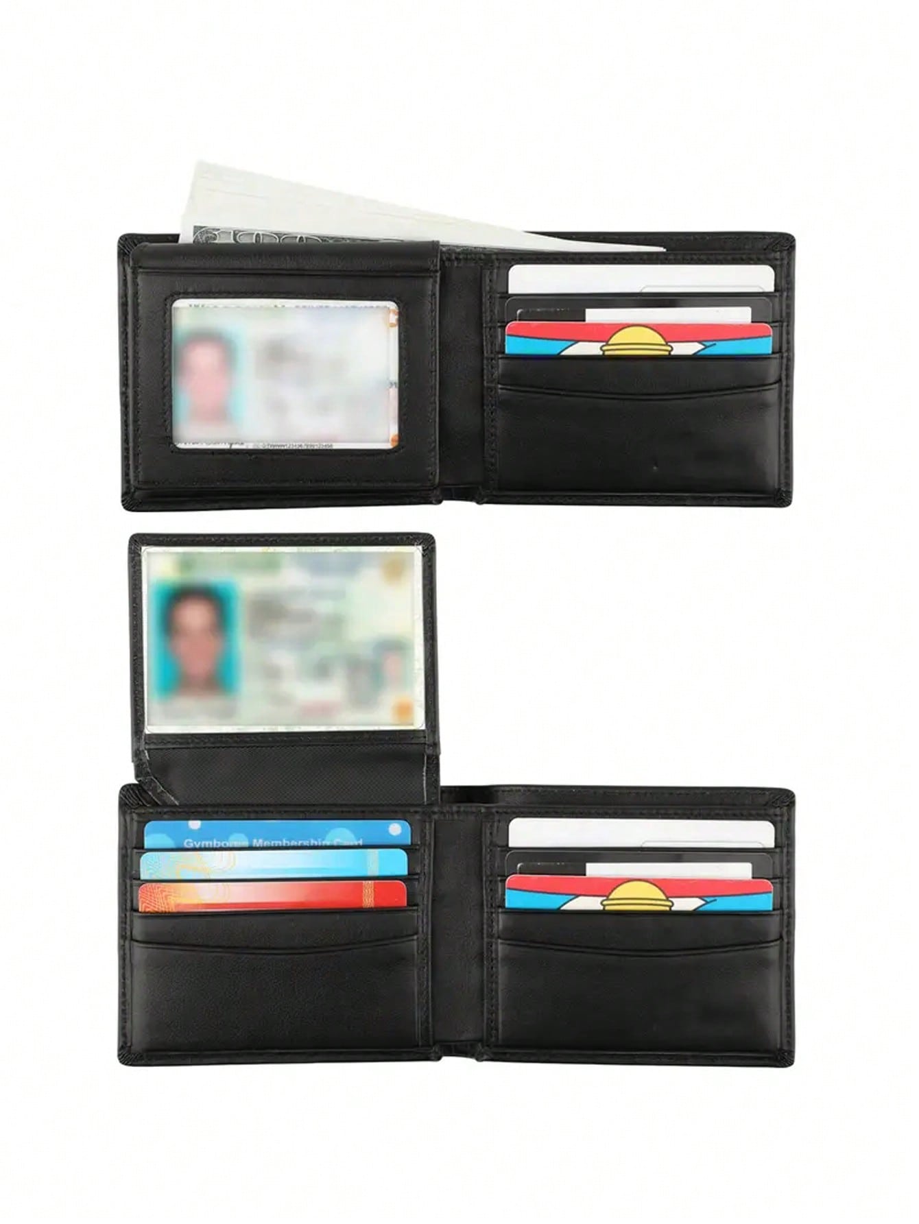 Stylish Cowhide Leather Bifold Wallet For Men - RFID Blocking