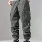 Men Flap Pocket Side Drawstring Waist Cargo Pants