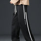 Men's Loose Straight Leg Pants With Side Splice