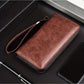 Men's Long Zipper Wallet Pu Leather Wallet for Men RFID Blocking Business Clutch Bag Credit Card Holder Purse Man