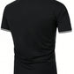 Manfinity Men Striped Trim Colorblock Tee