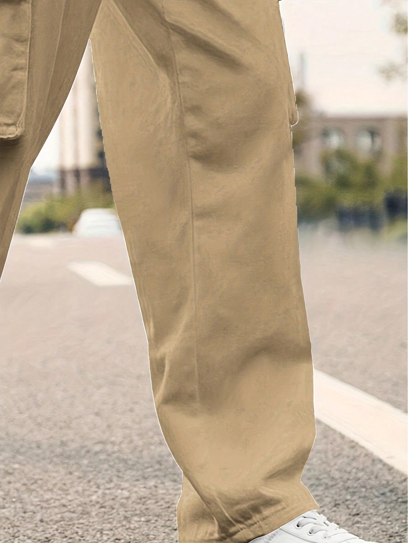 Men Solid Cargo Pants