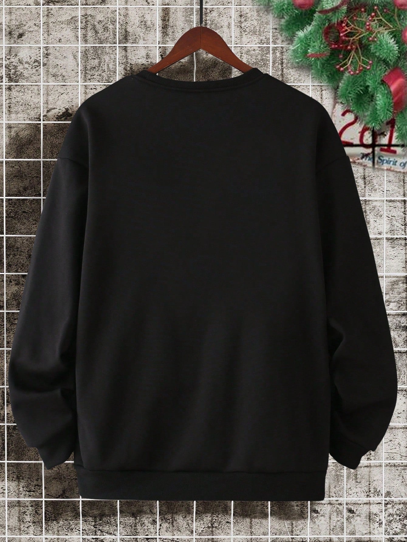 Manfinity Men 1pc Christmas Print Sweatshirt for Christmas