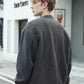 Manfinity RebelGame Oversized Men's Letter Patched Drop Shoulder Teddy Bomber Jacket