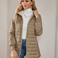 Aveloria Modichic Casual Versatile Solid Color Fleece Hooded Padded Padded Coat, Winter Clothes