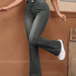 EZwear High Waist Flare Leg Jeans