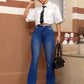 EZwear High Waist Flare Leg Jeans