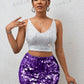 Slayr Sequin Mini Bodycon Skirt