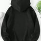 Slayr Cross Print Kangaroo Pocket Drawstring Thermal Lined Hoodie