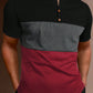 Manfinity Homme Men Color Block Half Button Tee