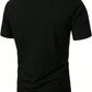 Manfinity Homme Men Color Block Half Button Tee