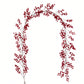 1Pc Red Berry Garland Christmas Decoration 6.23Ft Holiday Garland Artificial Red Berry Garland With Bendable Stems Christmas Fireplace Decoration Banister(, Halloween, Halloween Decoration