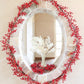 1Pc Red Berry Garland Christmas Decoration 6.23Ft Holiday Garland Artificial Red Berry Garland With Bendable Stems Christmas Fireplace Decoration Banister(, Halloween, Halloween Decoration