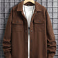 Manfinity Homme Men Flap Pocket Overcoat