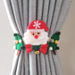 1pc Christmas Decoration Creative Santa Claus Window Curtain Buckle, Reindeer Window Tieback, For Home Decor,Christmas