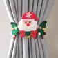 1pc Christmas Decoration Creative Santa Claus Window Curtain Buckle, Reindeer Window Tieback, For Home Decor,Christmas