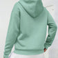 INAWLY Heart Print Kangaroo Pocket Drop Shoulder Drawstring Hoodie,Long Sleeve Tops