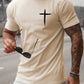 Manfinity Homme Men Cross Print Tee