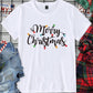 Men 1pc Christmas Print Tee