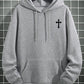 Minimalist Men's Hooded Sweatshirt - Perfect Combination Of Fresh And Simple Design