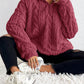 Frenchy Drop Shoulder Half Zip Sweatshirt,Long Sleeve Tops